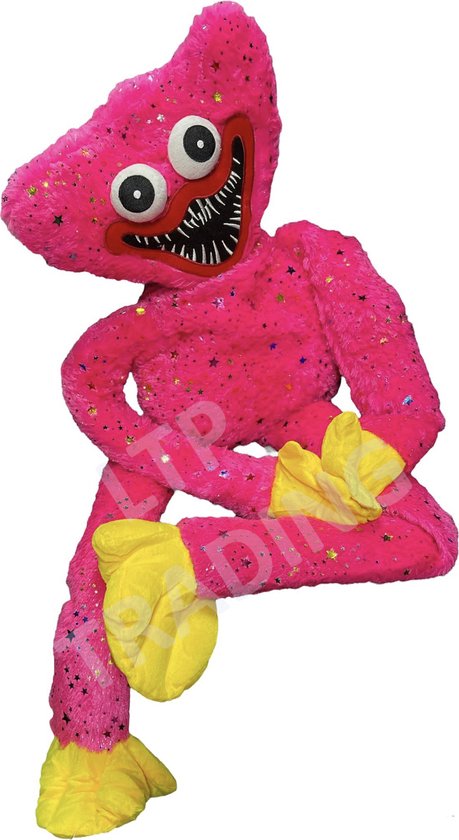 Kissy Missy 80cm Roze Met Glitters Pluche Knuffel Poppy Playtime Huggy Wuggy 1592