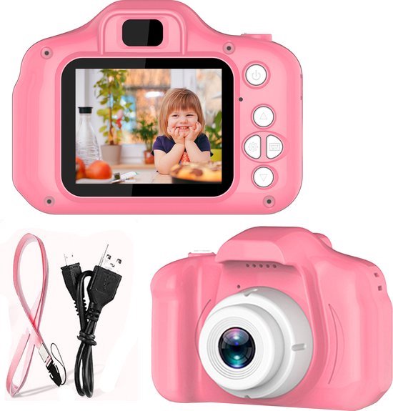 Fotocamera voor Kinderen - Inclusief 32 GB SD-kaartcamera - Draagbare Digitale Camera voor Kinderen