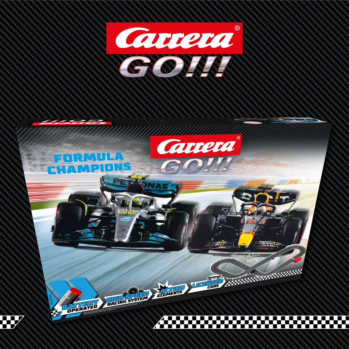 Aardbei Koppeling erosie Carrera Go!! Max Verstappen Racebaan Circuit Zandvoort - Lewis Hamilton -  Red Bull -... | bol.com