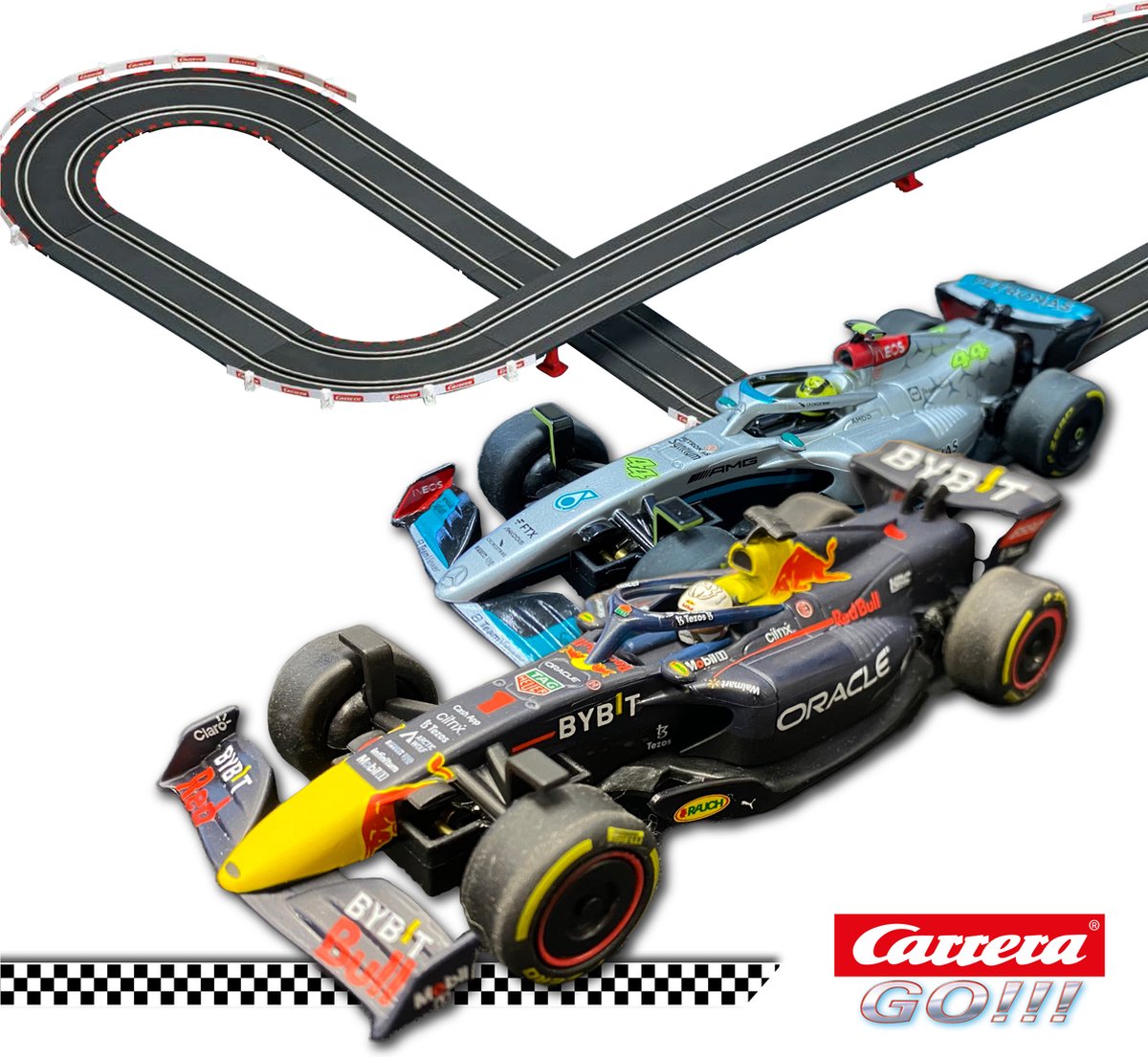 Aardbei Koppeling erosie Carrera Go!! Max Verstappen Racebaan Circuit Zandvoort - Lewis Hamilton -  Red Bull -... | bol.com