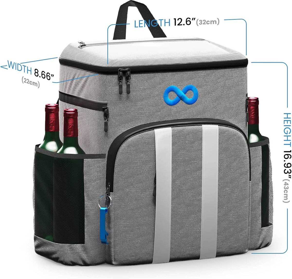 Koelrugtas - Koelrugzak - Lunchtas - Koeltas - Picknicktas - Koeltas Rugzak - Backpack