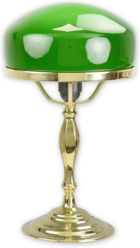 Gamby Poef - Groen/messing - Zitpoefen