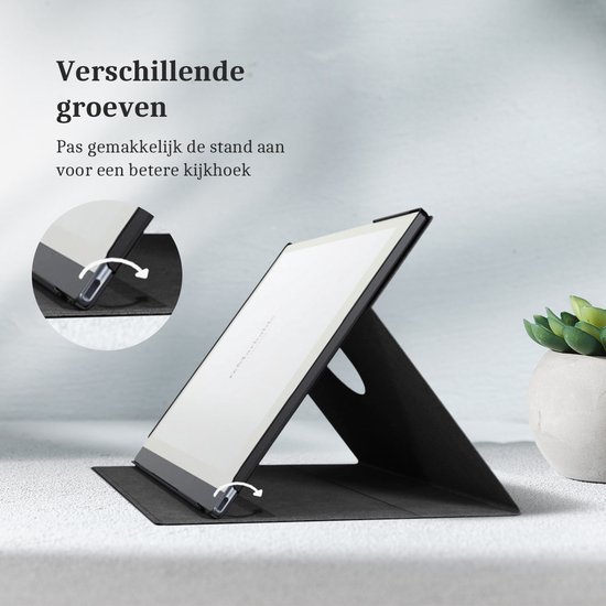 Prooven Tablethoes - Geschikt voor Remarkable 2 - Folio - Cover - Zwart van Pro — afbeelding 5