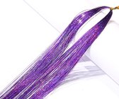 Hair Tinsels Shiny purple #19