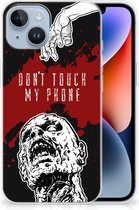 GSM Hoesje Geschikt voor iPhone 14 Back Case TPU Siliconen Hoesje Zombie Blood