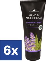 Herbamedicus - Hand & nagelcrème - Lavendel - 6 x 100 ml