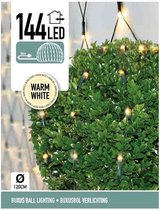 Oneiro’s luxe Buxus Netverlichting - 144 LED - warm wit - kerst - lichtgordijn - feestdagen - winter - verlichting - binnen - buiten – sfeer