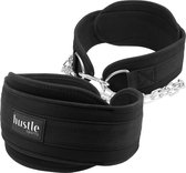 hustle Dip belt - Weight belt - Dipping belt - Gewicht Riem/Gordel - Voor Fitness, Crossfit en Calisthenics - Zwart