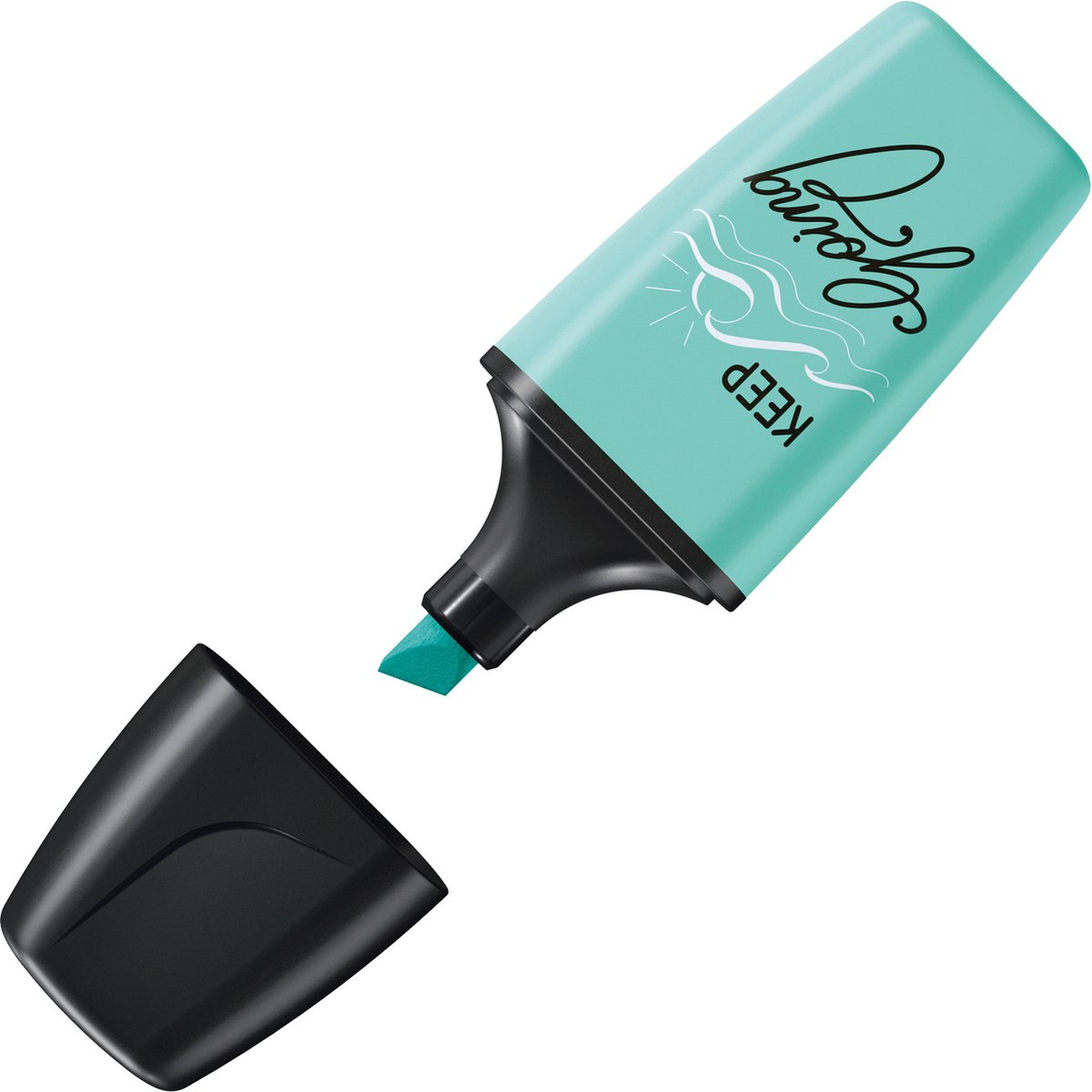STABILO BOSS MINI - Markeerstift - Pastellove Edition 2.0 - Vleugje Turquoise - Per Stuk