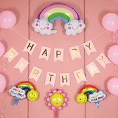 11 delige Regenboog Wolken Decoratie Set-Verjaardag Versiering