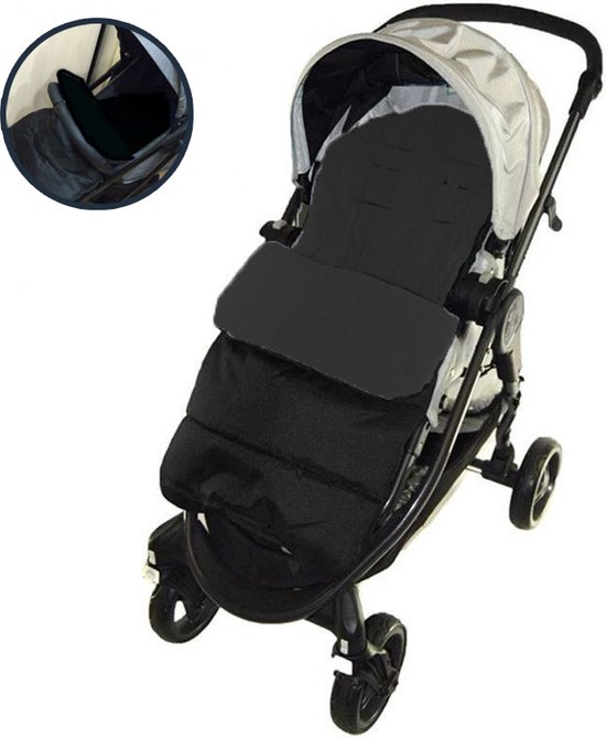 Achaté Voetenzak Autostoel – Baby Slaapzak - Kinderwagen – Buggy - Babywagen - Zwart