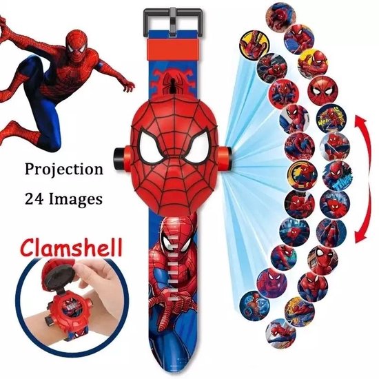 Montre Spiderman - Montre Disney - Montre Marvel - Montre Jouets - Montre  projecteur 