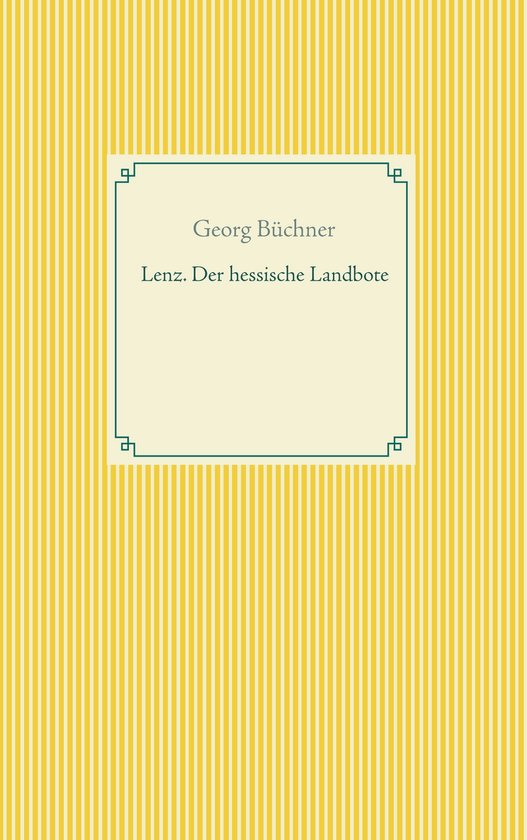 Lenz. Der hessische Landbote (ebook), Buchner 9783746073071 Boeken