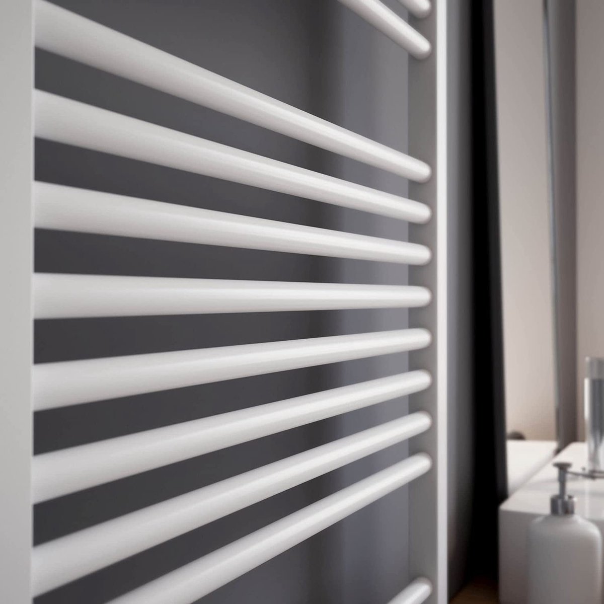 Schulte TURBO - radiateur design électrique - 90 x 170 cm - blanc - sèche  serviettes 