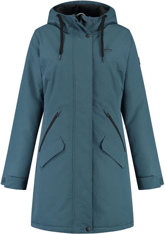 Kjelvik dames winterjas winterparka dames functionele winterjas Didi blauw