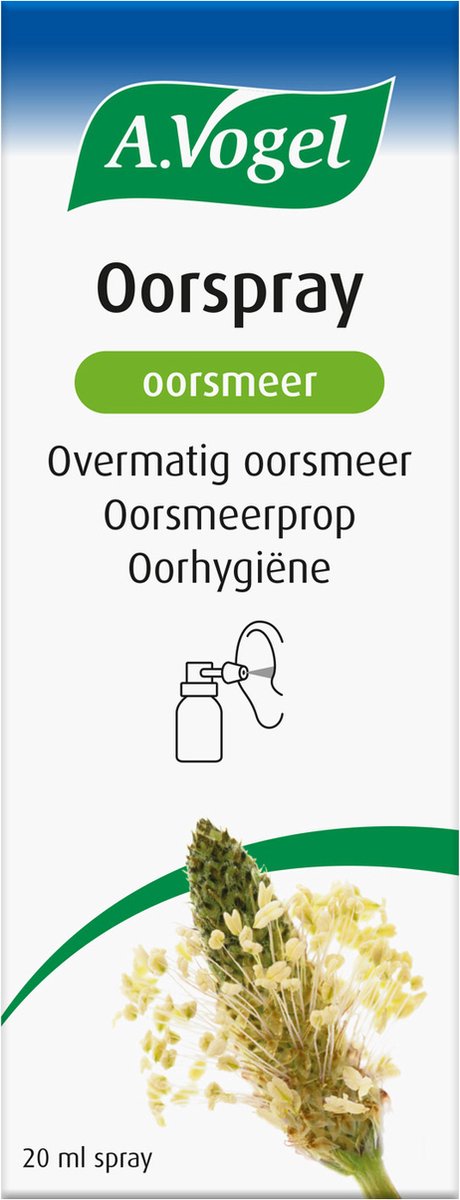 Goedkoopste A.Vogel Oorspray oorsmeer spray - Bij overmatig oorsmeer, oorsmeerprop en oorhygiëne - 20 ml