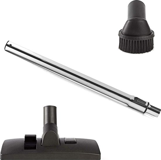Maxorado XL Zubehör Set I 35mm Staubsaugerrohr Kombidüse Staubpinsel Fugendüse Möbelpinsel Staubsauger Rohr passend für Kärcher NT 48/1 NT 27/1 Me Advanced NASS-/TROCKENSAUGER Industriestaubsauger