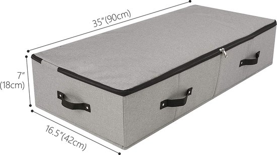 Extra Grote Opbergtas Voor Onder Het Bed - Opvouwbare Opbergcontainers Met Ritssluiting Voor Dekens En Kleding