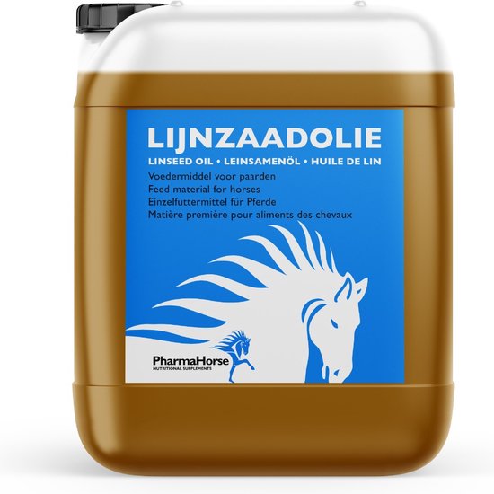 PharmaHorse Lijnzaadolie - 5 liter - PharmaDog