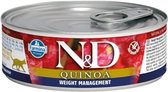 Farmina N&D Kat Quinoa Weight Management Lam Adult 80 gram