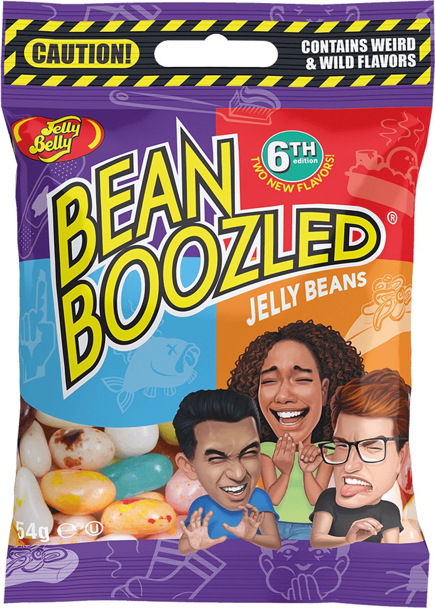 Jelly Belly Jelly Beans - Bean Boozled - 3x54 gram — cadeau in Cadeau-ideeën - foto 2