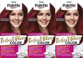 Poly Palette Haarkleuring Perfect Gloss Granaatrood Nr. 680 - Voordeelpack 3 Stuks