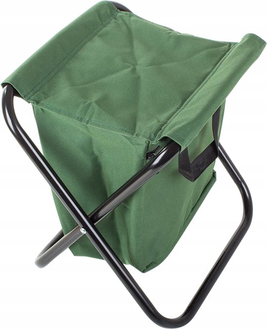 Viskrukje - Visserstoel - Campingstoel - Toeristen Visstoel - Reiskruk - Zak met Ritssluiting - Opvouwbaar - Draagbaar - 26 CM - Rheme