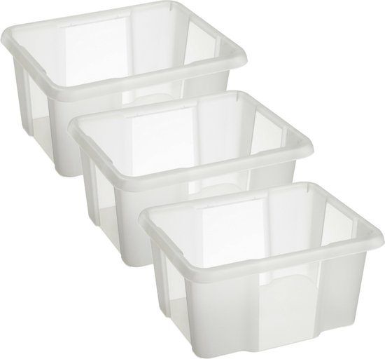 6 Stück - SUNWARE Nesta Box (Ohne Deckel) - 7 Liter - 385 X 210 X