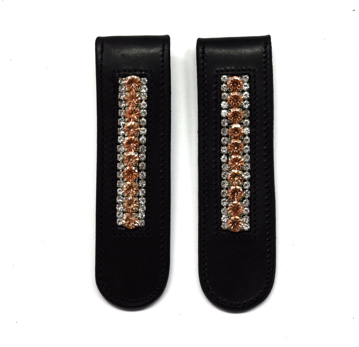 Boot Clips Crystal & Rose Gold