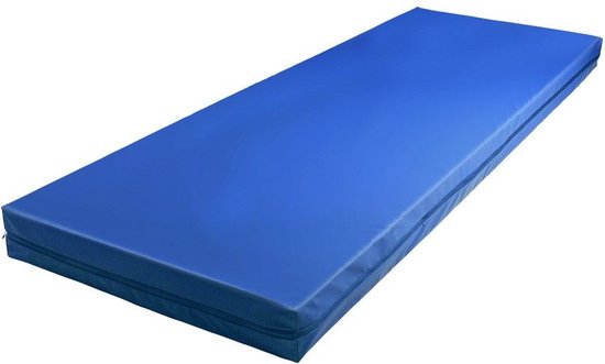 Odolplusz Opvouwbare schuimmatras met overtrek, 120 x 200 x 10 cm, matras voor camping, reismatras, gastenmatras, inklapbaar, vouwmatras, vloermatras, grafiet