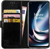 Rosso Element Book Case Wallet Hoesje Geschikt voor OnePlus Nord CE 2 Lite | Portemonnee | 3 Pasjes | Magneetsluiting | Stand Functie | Zwart