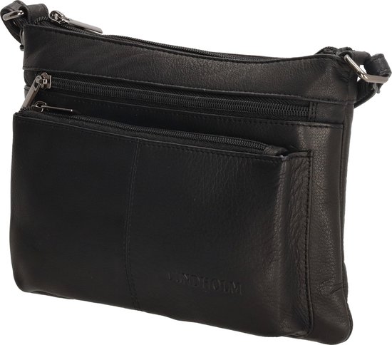 Zwarte LOULOU ESSENTIELS Schoudertas CROSS BODY ROYAL NAPPA Zwarte LOULOU ESSENTIELS Schoudertas CROSS BODY ROYAL NAPPA