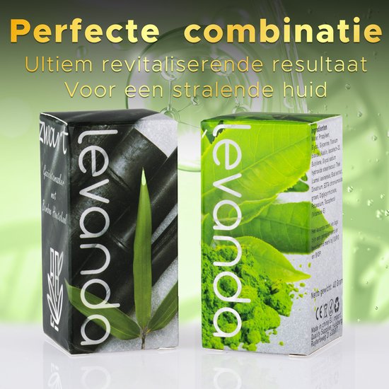Levanda reinigende en verzorgende gezichtsmasker set met groene thee masker en bamboe houtskool klei masker Gezichtsreiniger - mee eters verwijderen blackhead remover mask - green tea mask stick green stick green mask clay mask cadeau voor vrouw