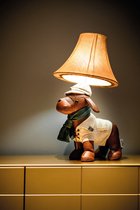 Happy Lamps - Lampen - lamp - kinderkamer - Hand gemaakt - Spike De zelfverzekerde hond