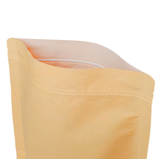 Sachets stand up papier kraft compostable biosourc 110 x 160 mm