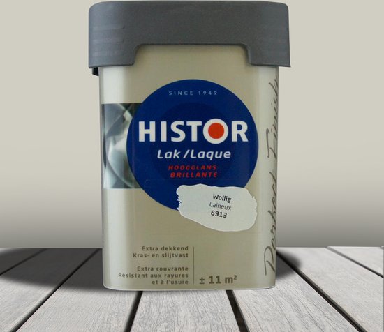 Histor Perfect Finish Alkyd Hoogglans Lak Wollig 6913 - Lakverf - Dekkend - Terpentine basis -