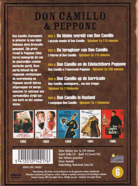 Don Camillo & Peppone (Dvd), Gino Cervi | Dvd's | bol.com