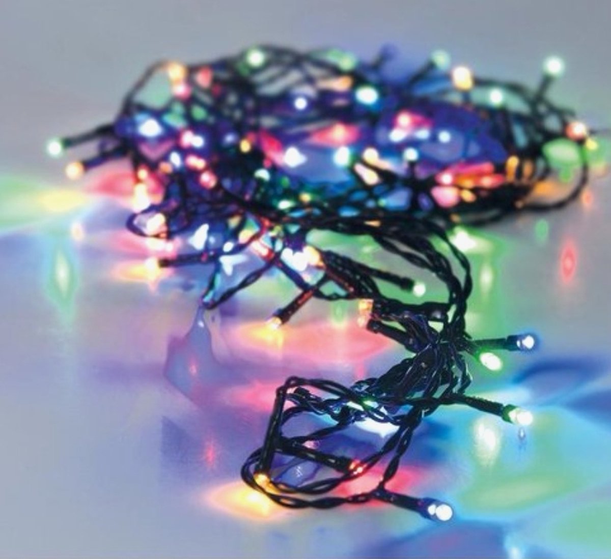kerstverlichting buiten - binnen 140 LED - lichtsnoer - IP44 - Gekleurde/multicolor - colorful