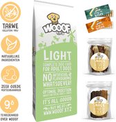 WOOOF light 18KG - Nourriture pressée légère pour chien - Nourriture pressée légère pour chien - Nourriture sèche légère - Emballage