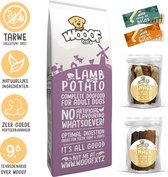 WOOOF Lamb & Potato 18KG - Nourriture pour chien pressée 100% sans céréales - Nourriture pour chien pressée sans céréales - Nourriture pour chien 100% hypoallergénique - Emballage