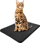 Kattenbakmat Grit Opvanger - Mat voor Kattenbak - Uitloopmat 40 X 50 CM - Kattenmat Schoonloopmat