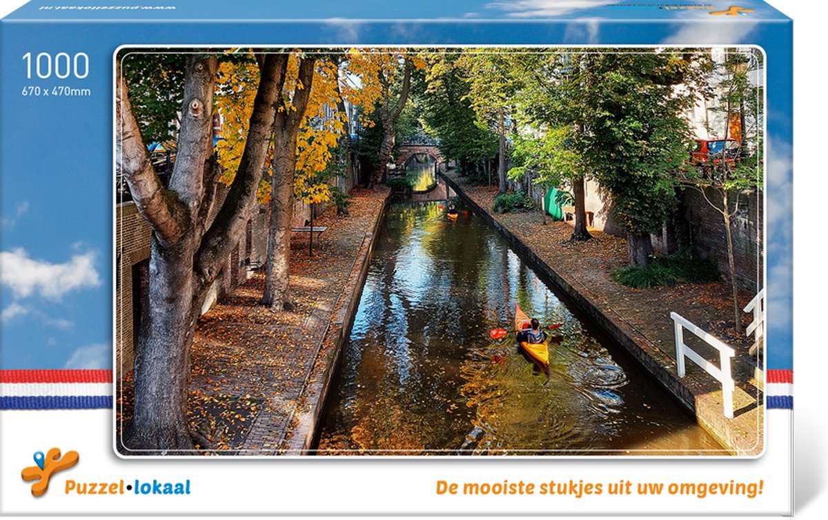 Puzzels - Utrecht - Nieuwe Gracht - Nederland - Legpuzzel - 1000 stukjes