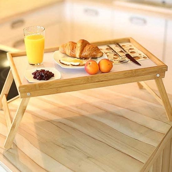 Bedtafel Bed Table Breakfast in bed Banktafel Ontbijttafel