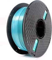 Gembird - PLA Silk Rainbow - 3D Printer Filament - 2 kleurig blauw en groen - blue/green - 1.75 mm - 1 kg