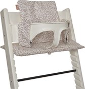Jollein - Stoelverkleiner Meegroei (Dotted - Biscuit) - Polyester - Stoelverkleiner Voor Kinderstoel, Baby - 45x27cm