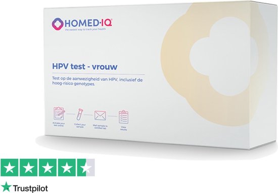 Homed-IQ - HPV Test voor vrouwen - Thuistest - Screeningstest voor baarmoederhalskanker bij vrouwen