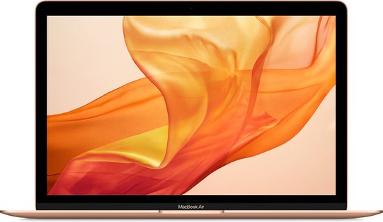 Apple MacBook Air Intel® Core™ i7 i5-8210Y Laptop 33,8 cm (13.3") 8 GB LPDDR3-SDRAM 128 GB SSD Wi-Fi 5 (802.11ac) macOS Mojave Goud - Apple - Hoofdafbeelding