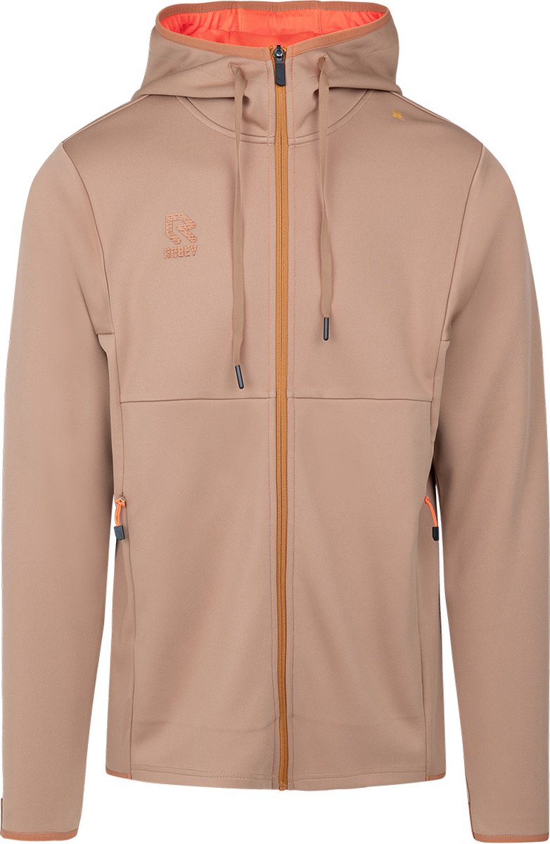 Robey Off Pitch Scuba Jas Met Kap Heren - Bruin | Maat: 3XL
