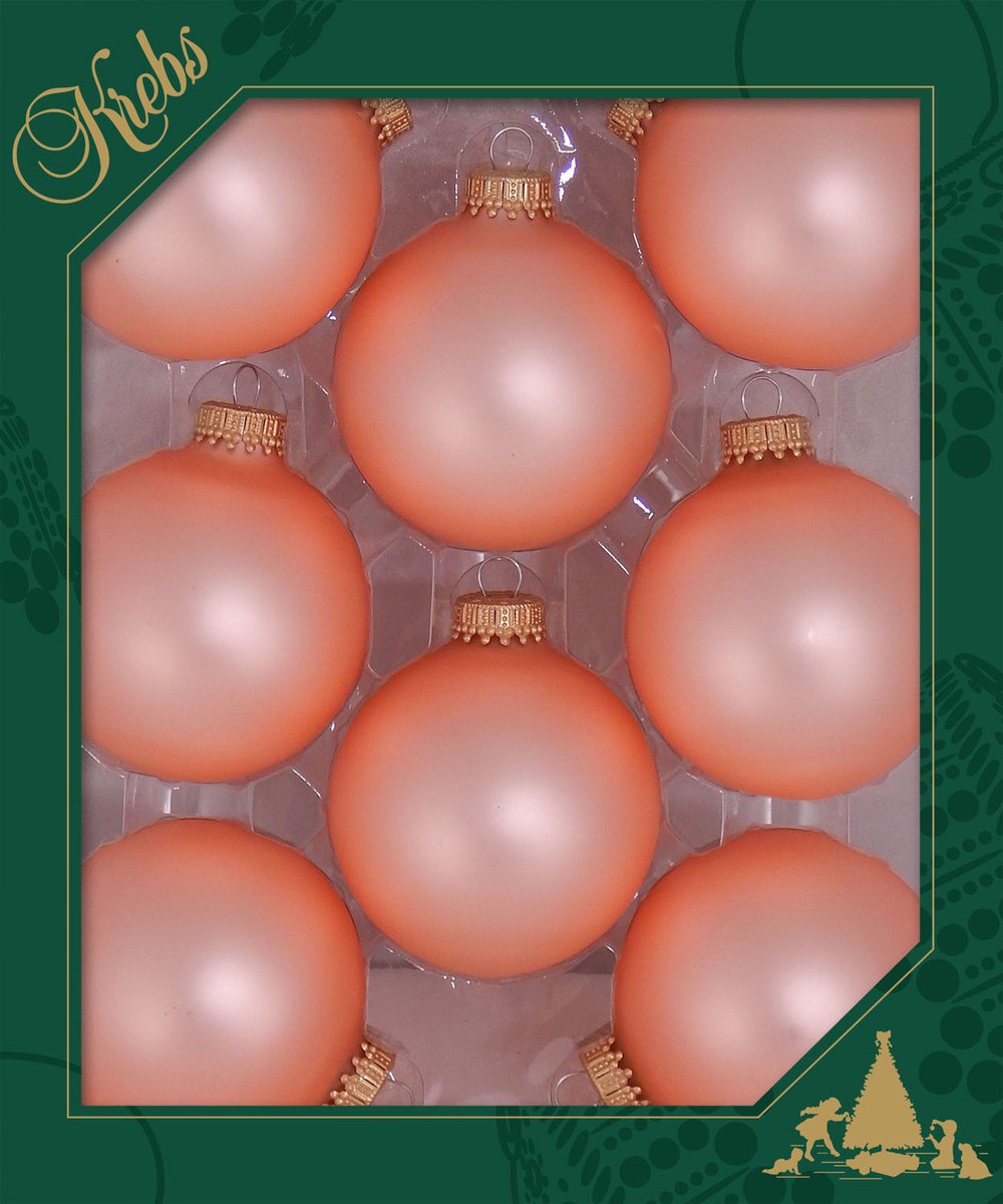 16x stuks glazen kerstballen 7 cm koraal velvet roze kerstboomversiering - Kerstversiering/kerstdecoratie