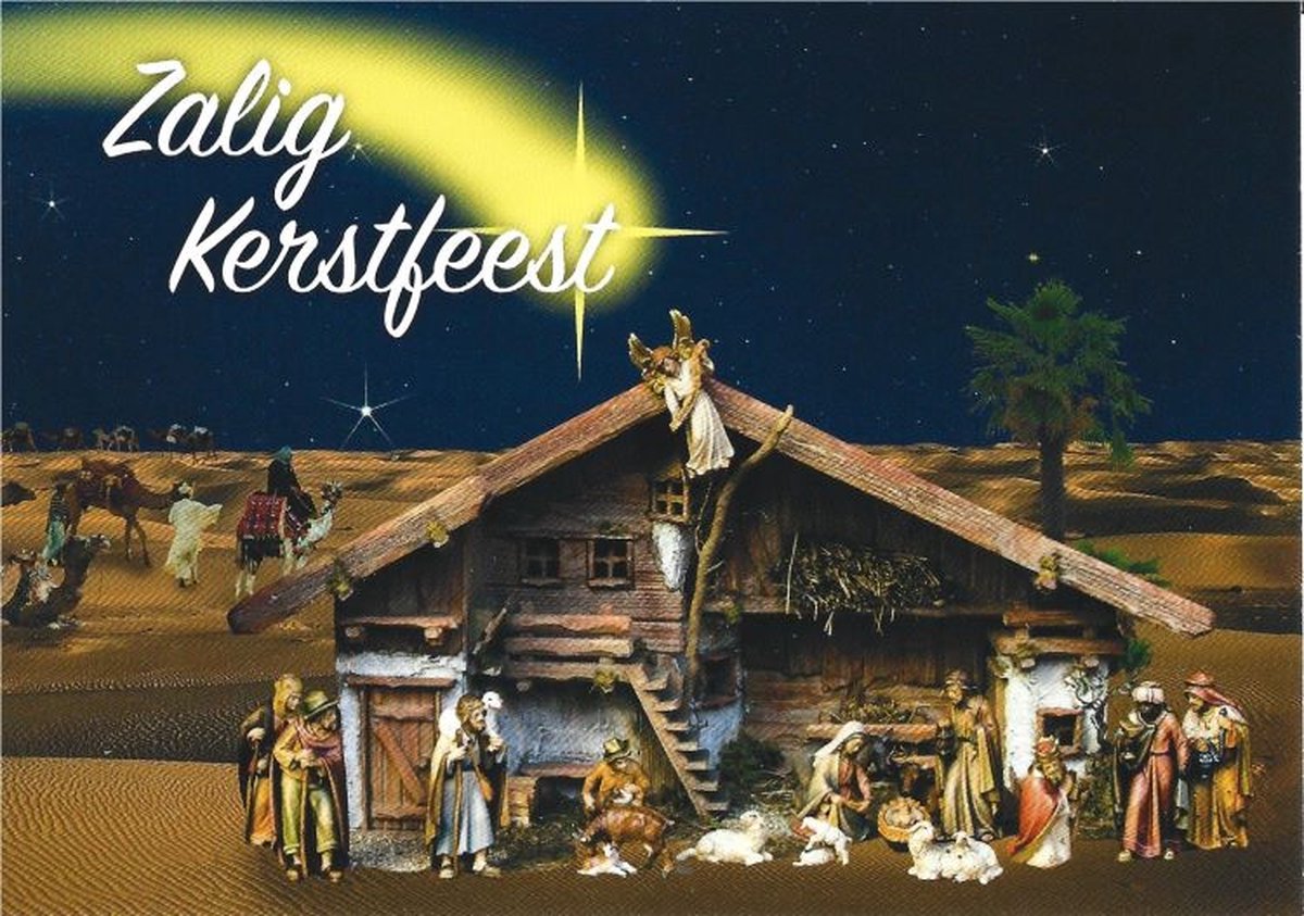 Kerstkaart Zalig Kerstfeest nr. 83 25 stuks